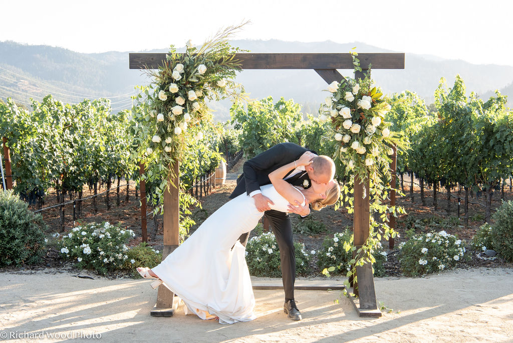 Romantic Napa Elopements Tre Posti Backdrops